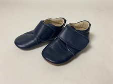 Pom Pom Hausschuhe  Pantoffel  Kinder  Leder  Läufern Schuhe Gr.22 blau