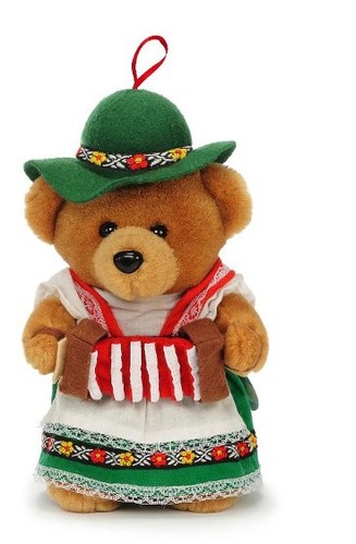 Trachten teddybär mit dirndl - mit,