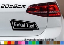 Enkel Taxi 20x8cm Aufkleber
