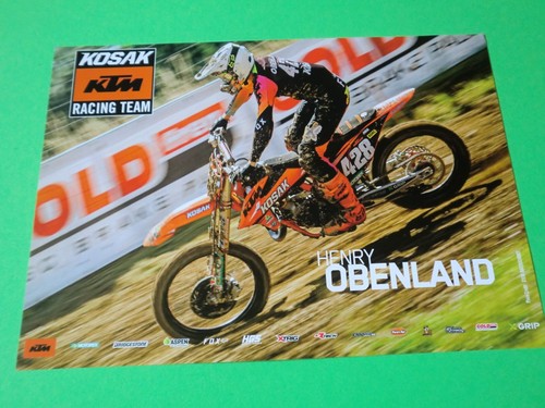 Poster motocross henry - motocross,