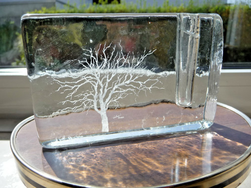 Glasblockvase zweigvase - glasblockvase,,