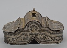 antike Metall Betelnuss Dose