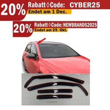 4-tlg Windabweiser Regenabweiser Satz 5-türer Für VW GOLF 5 mk5 2004-2009