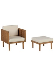 Lounge Sessel mit Ottomane