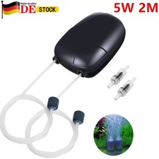 Sauerstoffpumpe Belüfter Teich Aquarium Oxygen Luftpumpe Membranpumpe Pumpe 5W