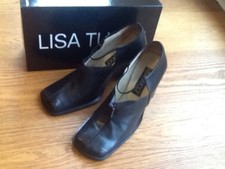 Damenschuhe LIsa Tucci Pumps schwarz #40 hoher Absatz