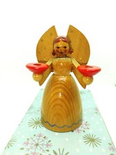 Alter ENGEL Rudolf Ender BORSTENDORF ERZGEBIRGE 9,5cm SELTENE BEMALUNG 1930-50 