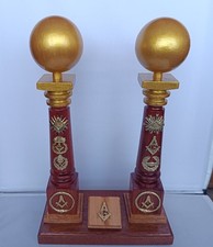 Freimaurer holzsäulen - freimaurer, 2
