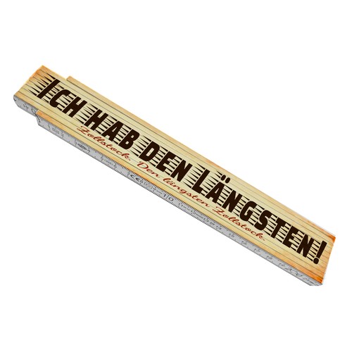 Meterstab aus holz - aus, mit