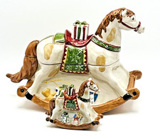 RAR Villeroy & Boch 2 Teile Dose + Nostalgic Schaukelpferd Anhänger Toys Fantasy