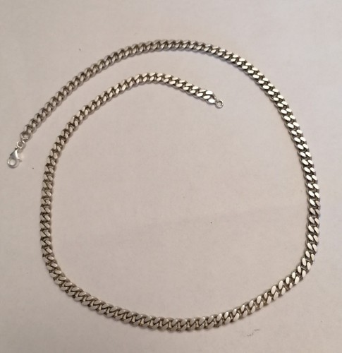 Panzerkette silber 925 massiv - ,