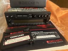Becker Monza BE2130 Kassette Autoradio RDS Radio mit Code