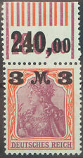 Deutsches Reich; 3 M. auf 1 1/4 M. Germania Oberrand-Walze 0'6'0 **  (14,-)