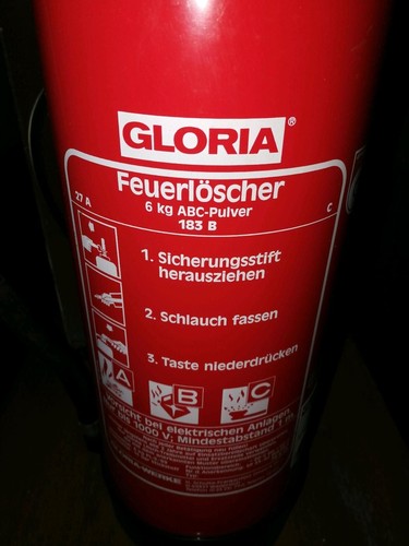 Feuerlöscher gloria abc - gloria,