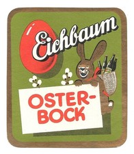 Bieretikett Eichbaum-Brauerei Mannheim (HH)