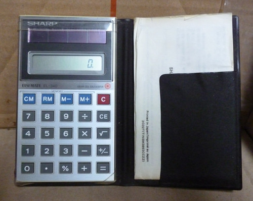 Sharp taschenrechner elsi mate - sharp,