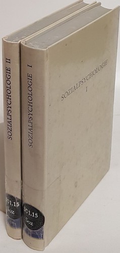 Sozialpsychologie bände - sozialpsychologie,