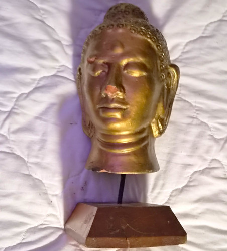 Buddha kopf dekofigur skulptur - buddha, dekofigur/skulptur