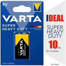 10 x VARTA SUPER HEAVY DUTY