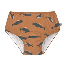 LÄSSIG Baby Kinder Schwimmwindel Windelbadehose/Swim Diaper Whale caramel, 25-36