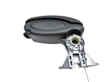 Armlehne Mittelarmlehne Auflage CARBON BLACK Leder für Mini Cooper S F55 LCI