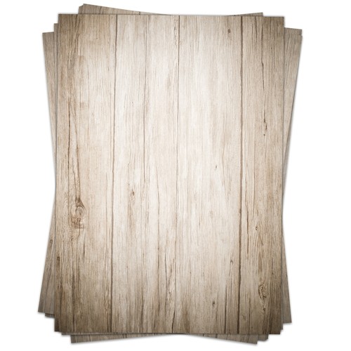 Holz motiv papier set blatt - 50,