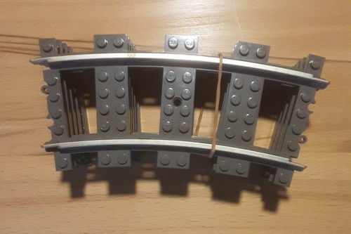 Lego kurven schienen - 5x, 9v