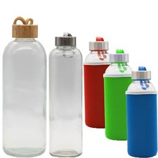 Trinkflasche Glasflasche