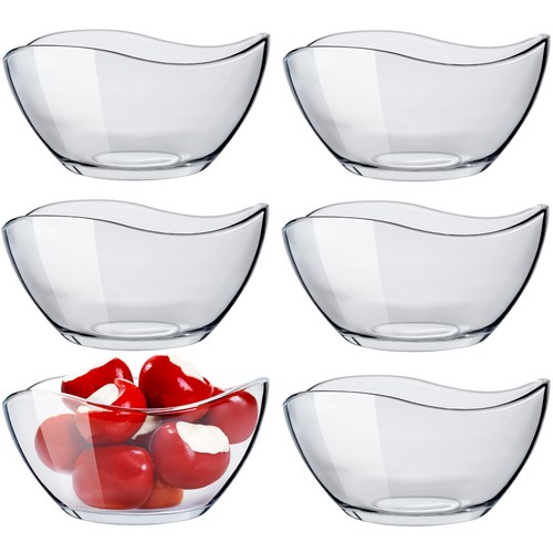 Salatschüssel glas klein 6er - glas,