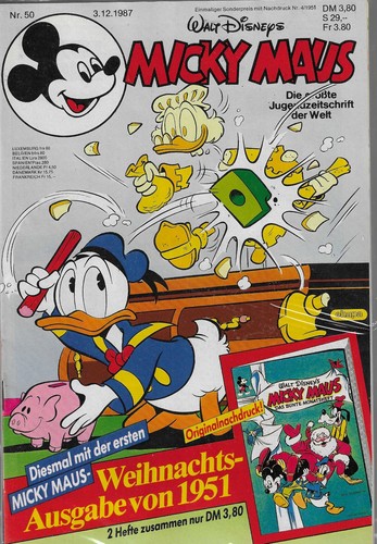 Micky maus 1987 - maus, nr.50