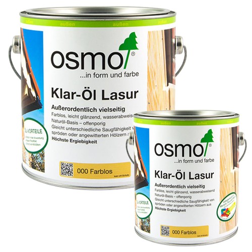 Osmo klar öl lasur - lasur, farblos
