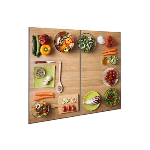 Herdabdeckplatten set 2x30x52 - herdabdeckplatten,