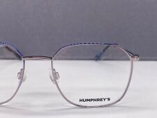 Humphreys Brille Herren Damen Silber Blau Rechteckig Eschenbach 582317 panto