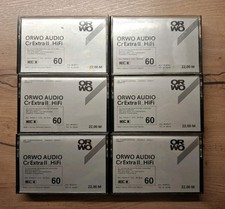6 ORWO Audiokassetten
