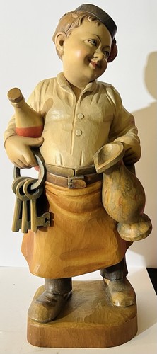Handgeschnitzte holzfigur der - handgeschnitzte,