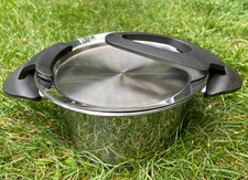 Fissler Kochtopf Topf Intensa Edelstahl mit Deckel 19x11 cm Induktion 1,5 Liter
