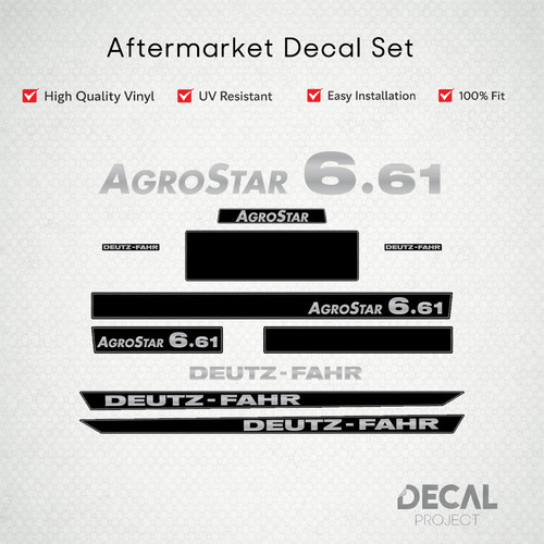 Deutz fahr agrostar decal - deutz-fahr,