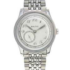 BALTIC Micro Rotor MR01 Silber Gehäusegröße 36,0 mm Herrenuhr gebraucht #111018