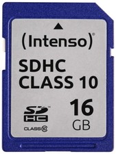 Intenso SDHC Karte 16GB Speicherkarte Class 10 bulk