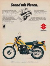 Suzuki DR 500 S Crossduro - Reklame Werbeanzeige Original-Werbung 1981 (1)