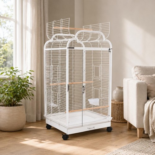 Vogelkäfig mit glasfront - mit,