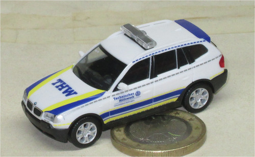 Herpa 093330 bmw x3 thw - herpa, "thw