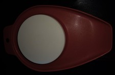 Tupperware Mamsell Schneidbrett mit Spatel – „Tapferes Helferlein“, rot