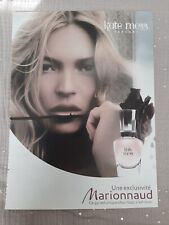 Werbepapier Parfum. Ad Kate Moss Parfum von 2008