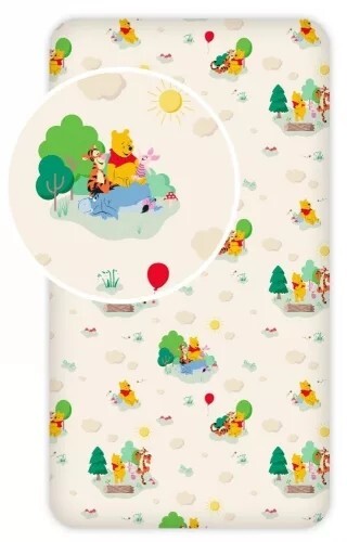 Winnie puuh spannbetttuch - winnie,
