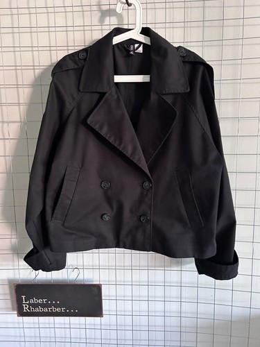 Cabanjacke schwarz l - h&m,