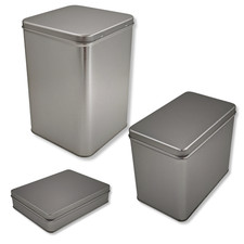 Vorratsdose Klassiker Blank Scharnierdeckel Keksdose Küchendose Auswahlartikel