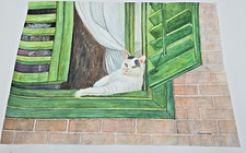Aquarell Gemälde auf