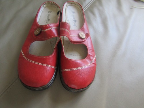 Damen pantolette rot - rot, laura