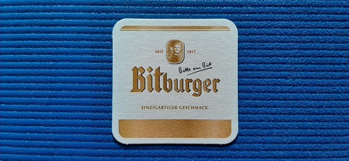 Bitburger bierdeckel als - ,